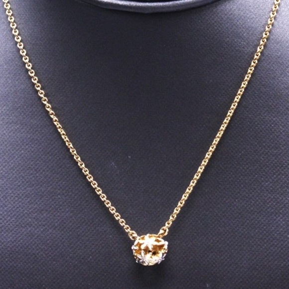 Kate Spade Gold Tone Daisy Flower Ball 